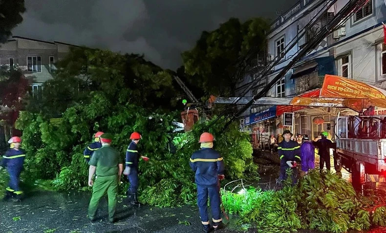 9月7日晚,富寿省各力量集中精力克服越池市第3号台风造成的后果。 9月7日晚,富寿省各力量集中精力克服越池市第3号台风造成的后果。