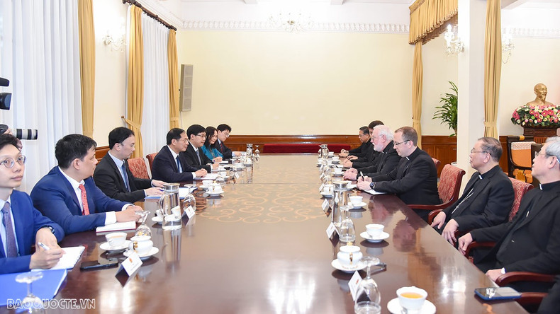 会谈场景。(图片来源:国际报) 会谈场景。(图片来源:国际报)