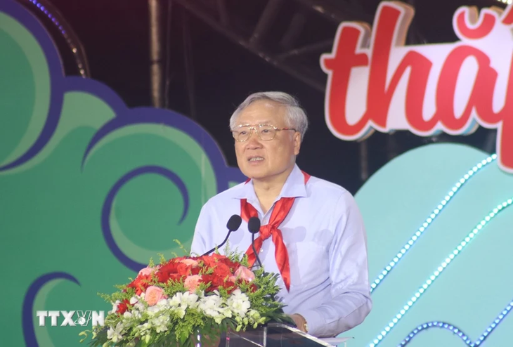 越南政府常务副总理阮和平在活动上发表讲话。 越南政府常务副总理阮和平在活动上发表讲话。