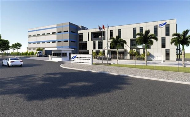 KP VINA航空零部件制造厂的效果图。 KP VINA航空零部件制造厂的效果图。