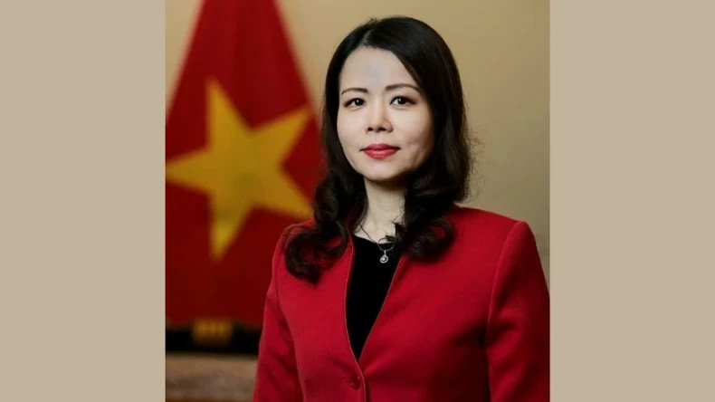 越南外交部副部长阮明姮。 越南外交部副部长阮明姮。