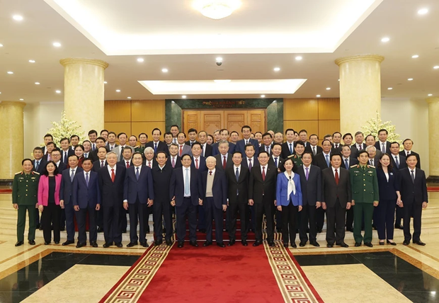 与会代表合影。(图片来源:越通社) 与会代表合影。(图片来源:越通社)