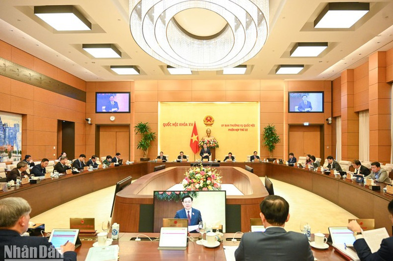 越南国会常务委员会第22次会议正式开幕【组图】 ảnh 1