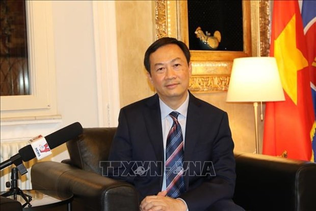 越南驻意大利大使杨海兴。 越南驻意大利大使杨海兴。