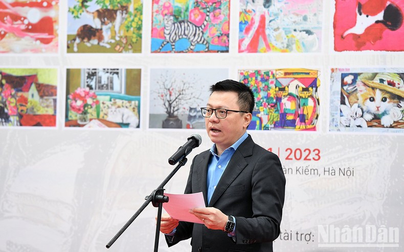 黎国明总编辑在开幕仪式上发表讲话。