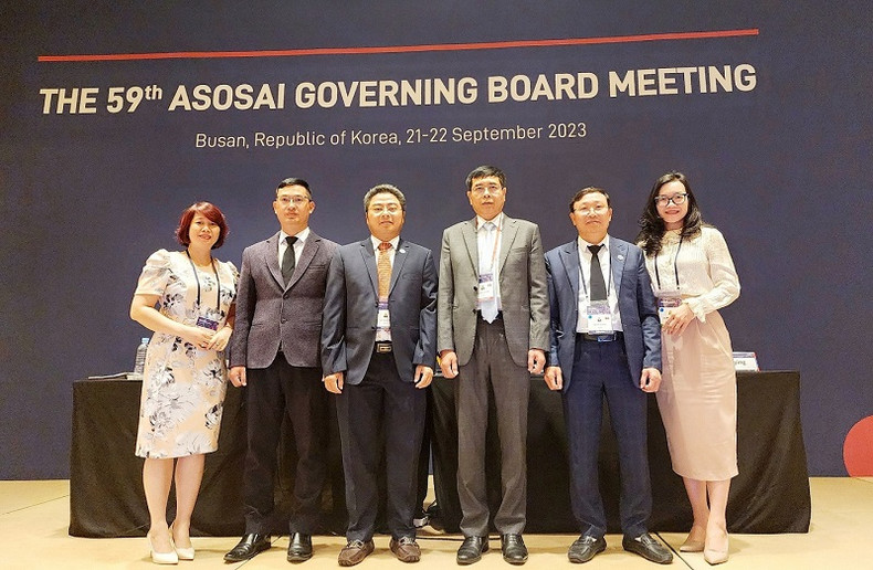 越南国家审计署代表团代表。 越南国家审计署代表团代表。