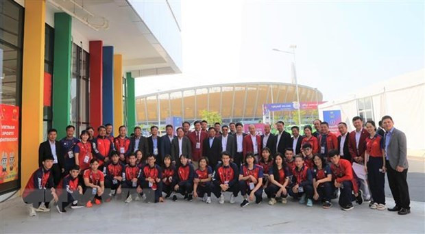 越南体育代表团。 越南体育代表团。