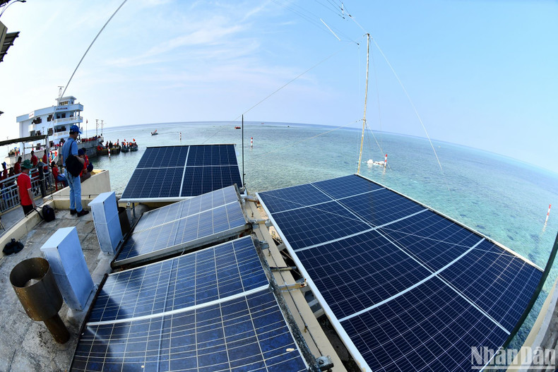 古林岛上的绿色能源。