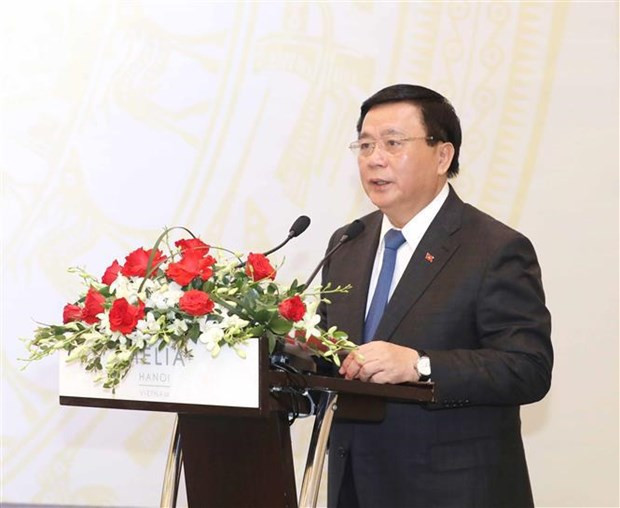 阮春胜同志发表讲话。 阮春胜同志发表讲话。