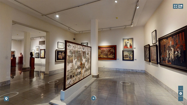 越南首个在线艺术展览空间上线。