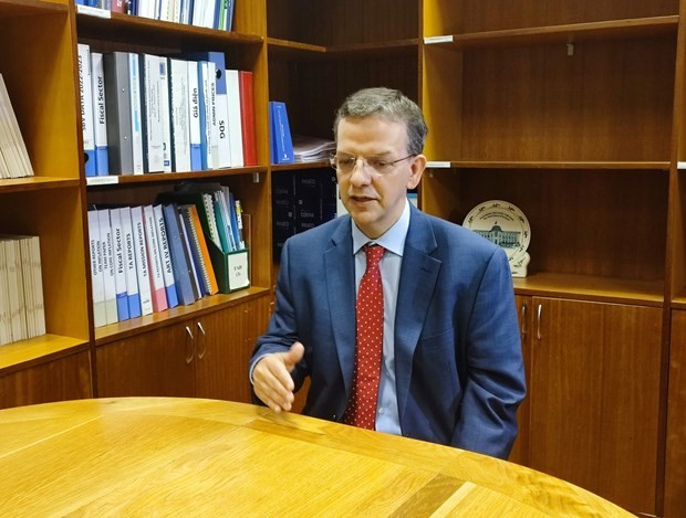 国际货币基金组织代表保罗·梅达斯(Paulo Medas)。 国际货币基金组织代表保罗·梅达斯(Paulo Medas)。