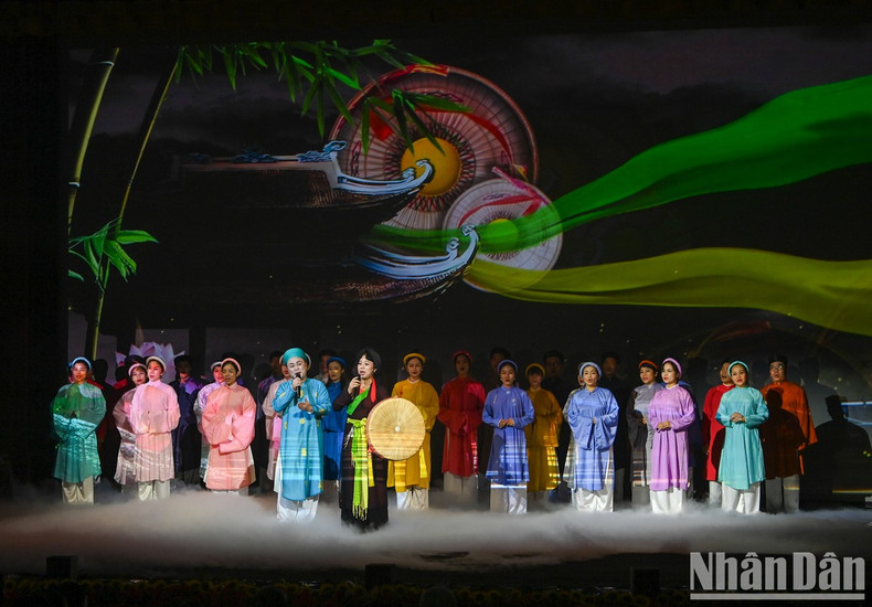 北宁官贺民歌节目。 北宁官贺民歌节目。