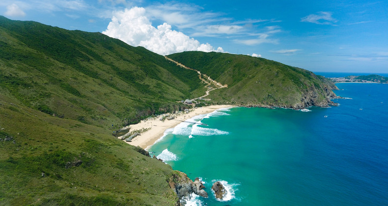 平定省奇孤海滩。 平定省奇孤海滩。