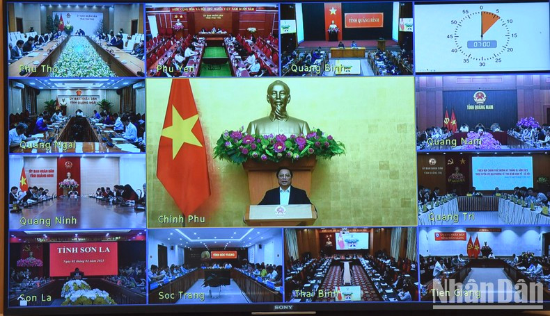 越南政府总理范明正主持召开2023年1月政府例行会议。 越南政府总理范明正主持召开2023年1月政府例行会议。