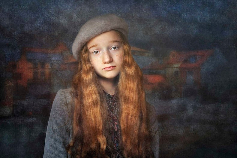 作品《Maja》，作者格热戈日·莱万多夫斯基亚平（波兰），无边界摄影组织金牌，儿童组。