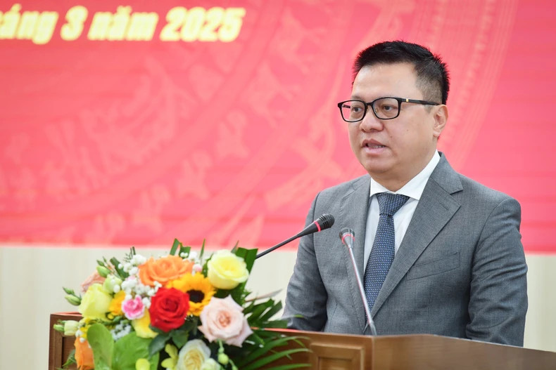 黎国明同志在会上发表讲话。