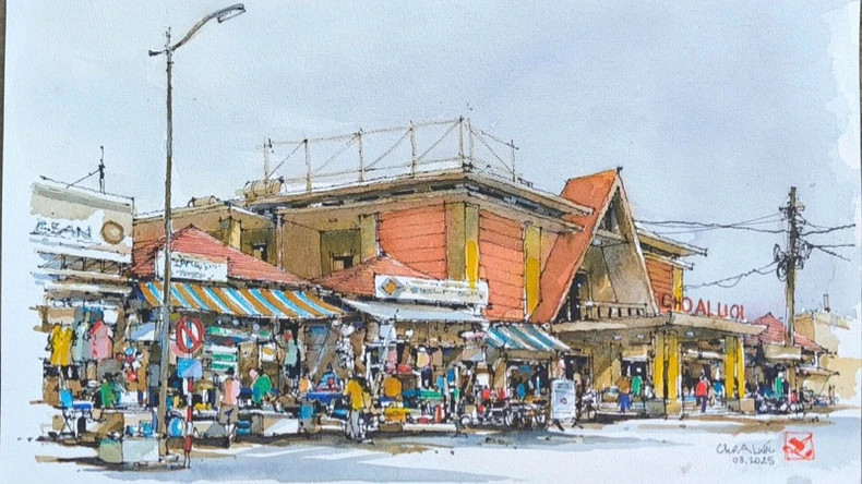 范英俊作者的“阿雷集市”作品。 范英俊作者的“阿雷集市”作品。