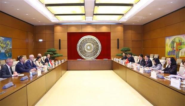 会谈场景。(图片来源:越通社) 会谈场景。(图片来源:越通社)