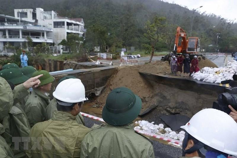 山茶郡寿光方黎文良街部分遭台风损毁的公共工程重建修缮工作。 山茶郡寿光方黎文良街部分遭台风损毁的公共工程重建修缮工作。