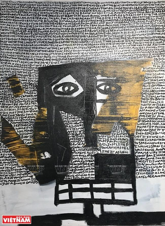 美国画家大卫埃文斯的作品。（图片来源：越南画报）