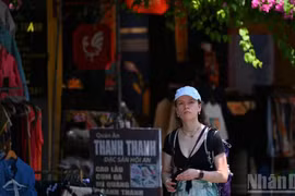 赴越南旅游的外国游客。