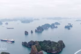 下龙湾美景。（图片来源：越通社）