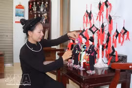 高平省红瑶族的平安护身符。