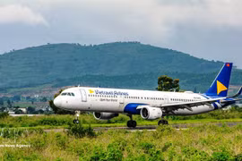 越南旅游航空公司的飞机。
