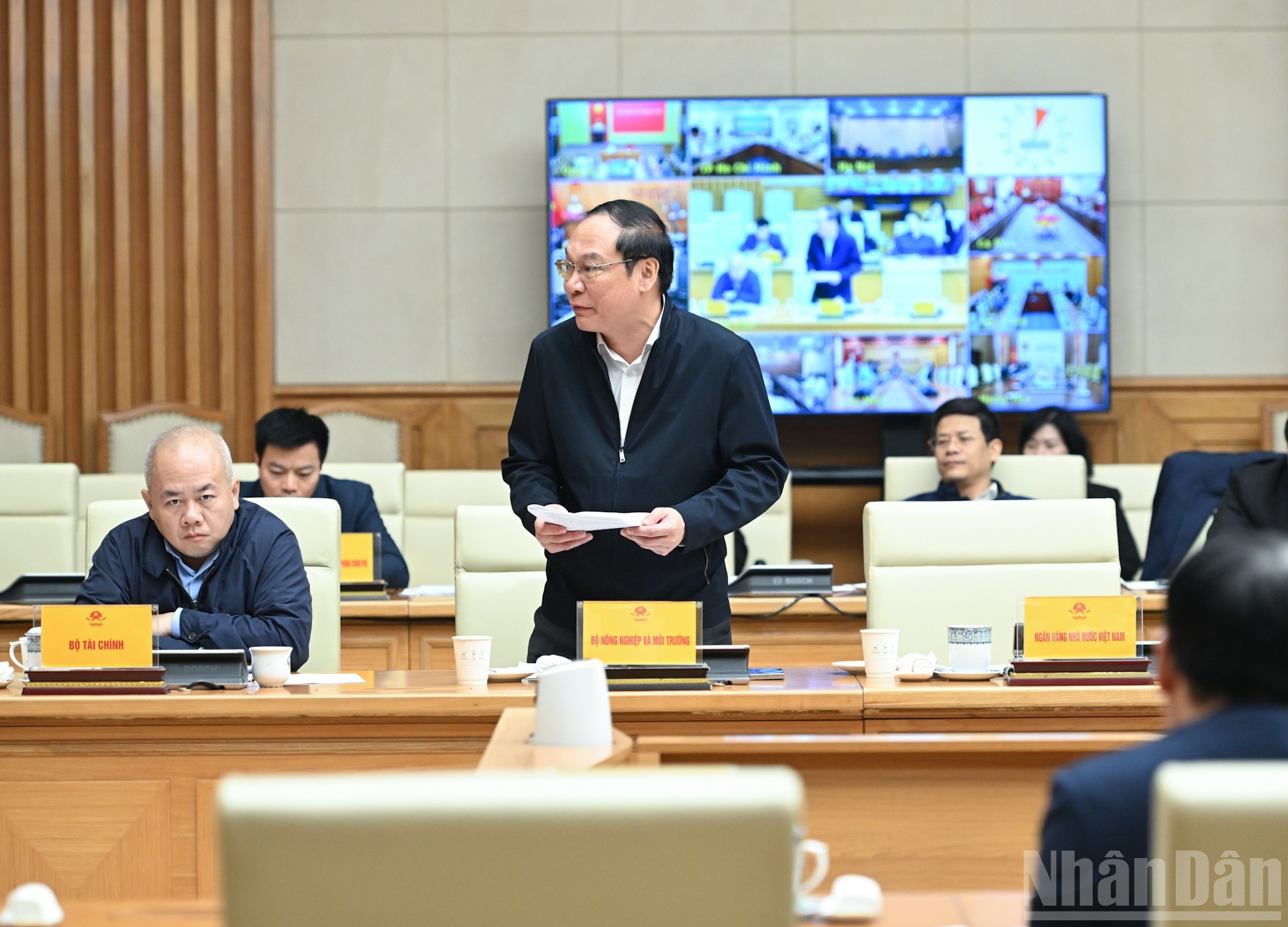 越南农业与环境部副部长黎公成发表讲话。