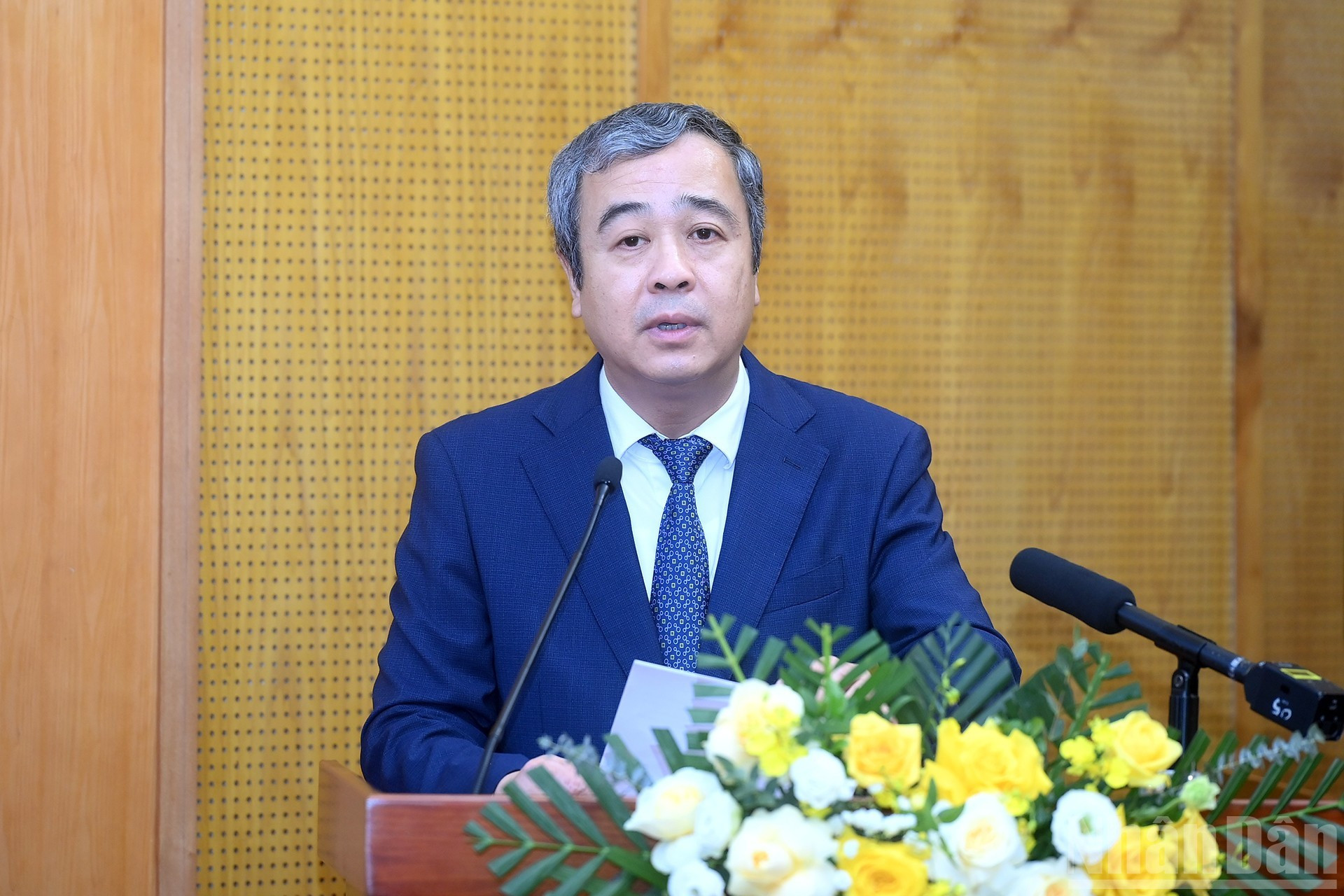 越共中央委员、中央宣教与民运部副部长吴东海发表讲话。