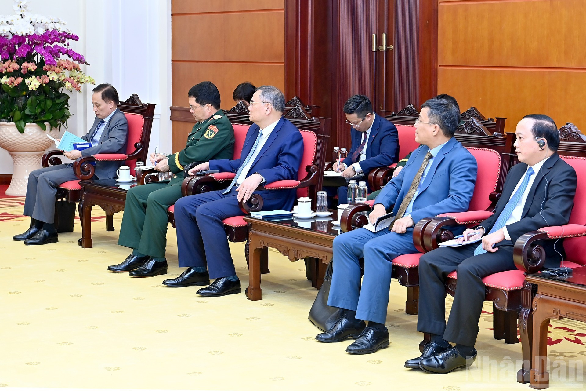 出席活动的越南代表。