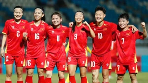 越南女足首战大胜马来西亚队。
