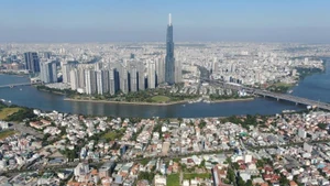 胡志明市一角。