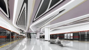 滨城—参良地铁线效果图。