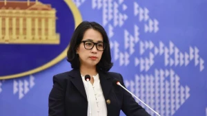 越南外交部发言人范秋姮。