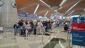 吉隆波机场一角。（图片来源：越通社）