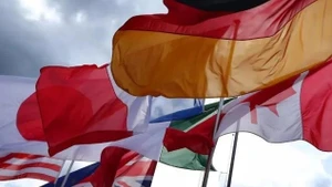 七国集团成员国国旗。（图片来源：越通社）