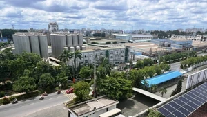 胡志明市新平工业区。（图片来源：人民军队报）