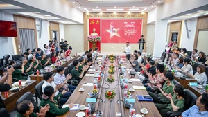 《祖国在我心中 》政治主题音乐会新闻发布会场景。（成达 摄）
