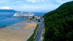 云角（Chân Mây）港工程充分发挥天然深水港的优势。