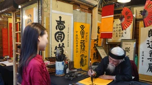 丙午年新春书法节在文庙—国子监开幕。