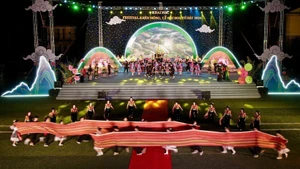 今年赫蒙芦笙节暨野桃花节的亮点是以“芦笙花会”为主题的迎宾艺术节目，以及由500名演员参与的集体表演。