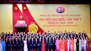 10月15日，越共胡志明市第一次代表大会（2025-2030年任期）圆满闭幕。
