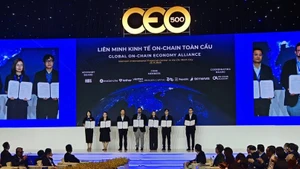 越南国际金融中心'全球链上经济联盟'正式亮相。