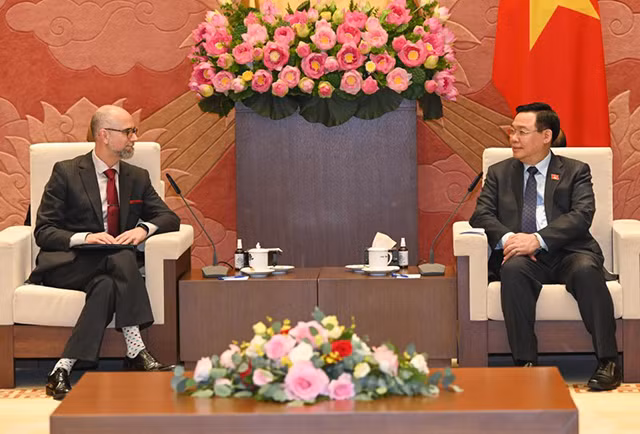 越南国会主席王廷惠分别会见美国和加拿大驻越南大使（组图） ảnh 6