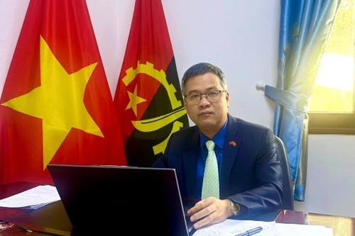 越南驻安哥拉大使杨正职。（图片来源：越通社）
