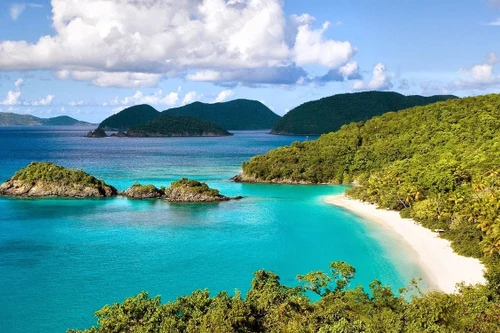 庆和省金兰海岸之美。