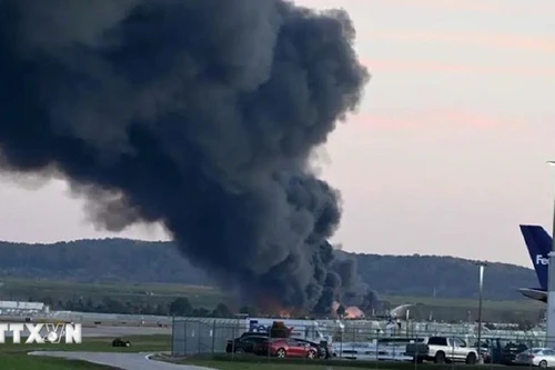 事发现场。（图片来源：越通社）