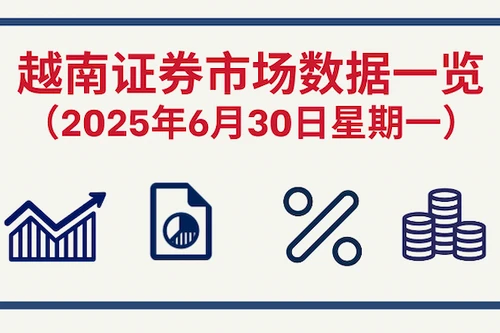 6月30日越南证券市场数据一览 【图表新闻】