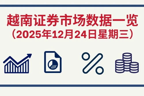 12月24日越南证券市场数据一览 【图表新闻】